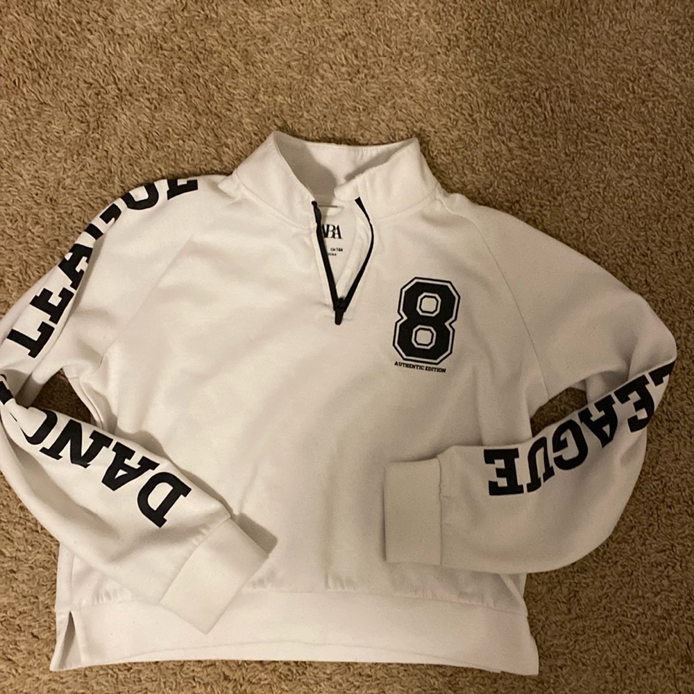 Zara quarter zip sweatshirt